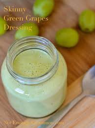 Skinny Dressing With Fresh Green Grapes Not Enough Cinnamon Recipe Grape Recipes Green Grapes Recipes Green Grapes