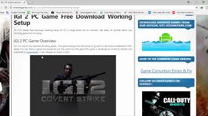 Igi 2 Free Download Full Version For Windows 7 32bit Youtube