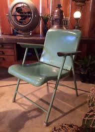 1950s Steel Folding Chair Designed By Russel Wright Old Metal Chairs Vintage Outdoor Furniture Furniture Design Modern