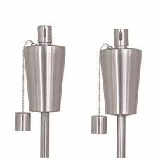 Sie sind dekorativ und nützlich, außerdem sind sie im vergleich zu anderen lichtquellen sehr umweltfreundlich. Set Ollampe Dana 2 Tlg Edelstahl Silber Ollampen Licht Im Garten Deko Siena Garden