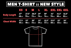 Size Charts Akumu Ink Clothing