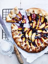 Tarte Aux Myrtilles Et Aux Peches Glacage Au Citron Recette Tarte Myrtille Glacage Citron Tarte