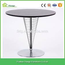 Danish Style Coffee Room Furniture Metal Wire Cone Shape Leg Dining Table Coffee Room Dining Table Legs Furniture