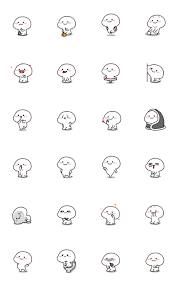Line Stickers Quby Sticker 2 Starmoly Chaoneng Smile At Life Stickers Animated Stickers Example With Gif Animation Pola Doodle Kartu Kertas Ilustrasi Lucu