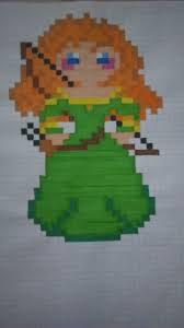 Merida En Pixel Art Dibujos Pixel Art Merida