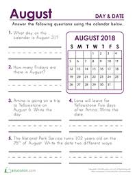 Months Of The Year Worksheet Education Com Teaching Calendar Calendar Worksheets Time Worksheets