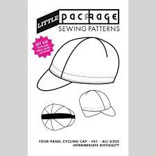 4 Panel Cycling Cap Pdf Sewing Pattern Little Package Cap Patterns Cycling Cap Sewing Patterns