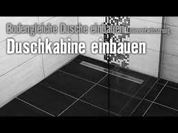 Wenn die abdichtung getrocknet ist, kannst du die fliesen verlegen. Version 2015 Bodengleiche Dusche Einbauen Linienentwasserung Kapitel 4 Hornbach Meisterschmiede Youtube