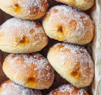 Vegan Baked Berliner Donuts