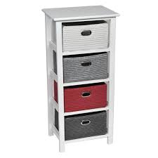 C'est le chiffonnier des secrets. Idimex Chiffonnier Flower Commode 1 Tiroir Et 3 Paniers Etagere En Bois De Paulownia Style Shabby Chic Vintage Rustique Romantique Blanc Commodes Meubles Chambre A Coucher
