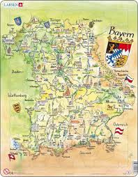 Der freistaat bayern ist eines von 16 bundesländern der bundesrepublik deutschland und liegt im süden deutschlands. Larsen Bundesland Freistaat Bayern Physisch