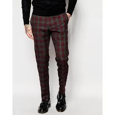 See This And Similar Asos Men S Dress Pants Trousers By Asos Soft Touch Woven Fabric Contains Stret Mens Pants Fashion Mens Shirt Dress Mens Plaid Pants