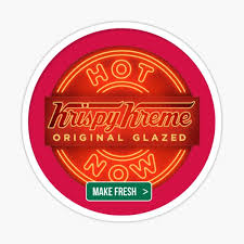 Download the krispy kreme logo vector file in eps format (encapsulated postscript). Krispy Kreme Logo Stickers Redbubble