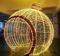 H:3M L:5M Decor Commercial LED Holiday Decorative Gold Outdoor Christmas 3D  Exploding Star Arches Motif Lights