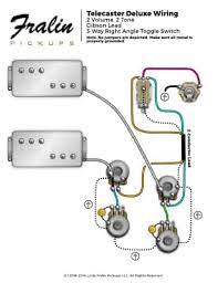 Each wiring diagram is shown with a treble bleed modification (a 220kω resistor in parallel with a 470pf cap) added to the volume pots. Wiring Diagrams By Lindy Fralin Guitar And Bass Wiring Diagrams