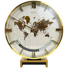 Mid Century Modern Table Clocks And Desk Clocks 115 For Sale At 1stdibs Page 2 In 2020 Clock Mid Century Modern Table Table Clock