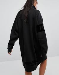 Maybe you would like to learn more about one of these? Fenty X Puma By Rihanna Oversized High Neck Sweat Dress Shopperboard