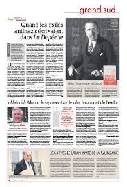 Dre aux questions sociales, partant du principe que. Heinrich Mann Et Les Exiles Allemands Dans La Depeche Les Rencontres D Occitanie