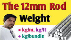 12mm rod weight per meter | 12mm rod weight per feet | 12mm rod ...
