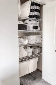 I hope this basic tutorial gives you some small bathroom closet organization ideas that are easy to implement! Best Linen Closet Organization Ideas For 2021 Crazy Laura