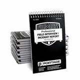Pocket Sized Police Field Interview Notebooks - 1 Dozen