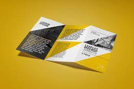 Download Free Flyer Mockup Z Fold Mockups Design Free Premium Mockups Leaflet Design Flyer Mockup Leaflet