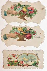 Making social calls was a ritual of. Antique Victorian Paper Hidden Name Calling Card Set Of 3