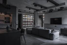 Gallery Of The Grey Interiors Alexey Rozenberg 25 Gray Interior Gray Apartment Decor Modern Apartment