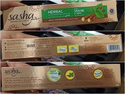 Review Sasha Pasta Gigi Halal Bersiwak Faradiladputri Com