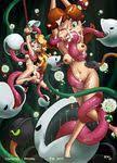 Image 9750: Daisy Piranha_Plant Tentacle cum cum_in_mouth mario nude peach  plant suspended two_girls