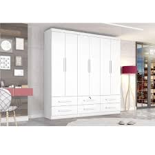 Guarda Roupa Zanzini Maximus Plus 6 portas 6 Gavetas Branco Ártico -  Guarda-Roupa  Roupeiro - Magazine Luiza