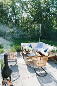 Outdoor Patio Update Summer Entertaining With Joss Main Abby Capalbo In 2020 Patio Backyard Small Outdoor Patios