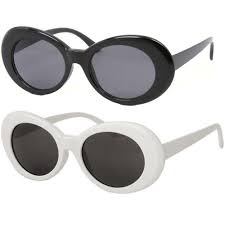 6 pack retro kurt cobain clout goggles sunglasses neon colors round lenses polarized eyewear hype beast style party costume glasses for teenagers women men. White Frame Black Clout Goggle Sunglasses Retro Thick Frame Original Clouted Kurt Cobain Goggles Accessories Clothing