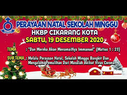 Banner atau baleho natal 2019 pada bulan november sudah di persiapkan oleh masing masing gereja. Perayaan Natal Sekolah Minggu Horong Kecil 19 Desember 2020 Youtube