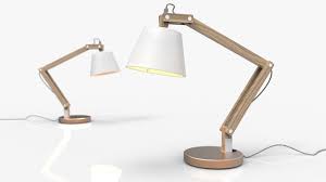 A complementary floor lamp is also available. Scandinavian Desk Lamp 3d Cgtrader