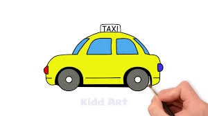 Gambar kartun anak kartun animasi dan gambar. Cara Menggambar Mobil Taxi Belajar Menggambar Dan Mewarnai Youtube