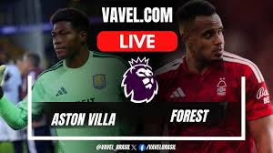Aston Villa vs Nottingham Forest LIVE Score Updates in Premier League Match