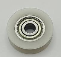 6pcs/12pcs U-Shaped Grooved Pulley - Nylon Guide Roller Bearing with  Plastic/Metal Construction, Low Friction * for Screen Doors, Closet