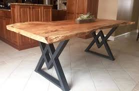 The black metal dining table legs are easy to install and can support heavy table tops. The Diamond Dining Table Legs Industrial Legs Sturdy Heavy Etsy Dining Table Legs Modern Table Legs Industrial Legs