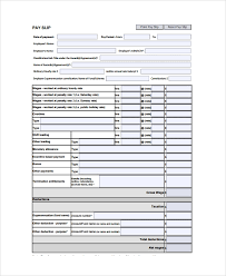 The salary slips have essential importance for every employee as well as for the a payslip will not consider complete if the above mention features are not include in it. Free 9 Payslip Templates In Pdf Ms Word