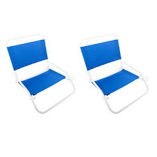 Low Profile Beach Chair 2 Pack Cascade Mountain Tech