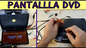 Como Conectar Una Pantalla Dvd De Techo En El Auto Para Que Son Los Cables Youtube