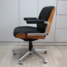 Free shipping on orders over $35. Swivel Giroflex Office Chair In Wood Black Leather 1960s 85622