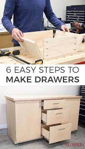 Learn How To Make Drawers For Your Next Project In 6 Easy Steps These Diy Drawers Are Quick To Make How To Make Drawers Diy Drawers Woodworking Projects Diy