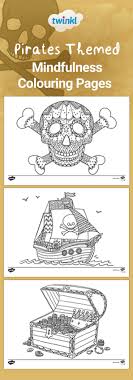 Pirate Themed Mindfulness Colouring Pages Mindfulness Coloring Pages Mindfulness Colouring Pirate Theme
