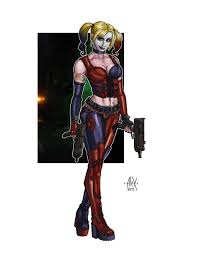 Gods among us as a playable character, with tara strong reprising the role from batman: Harley Quinn Arkham City By Ninjamonkeyboyx On Deviantart