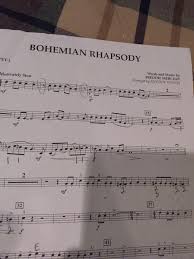 Bohemian rhapsody and 9 more rock classics piano solo sheet music + audio access hal leonard. Were Playing Boheiman Rhapsody At Band 6th Grade Queen