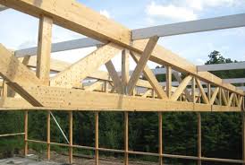 Poutre Treillis Construction Bois Treillis Bois Charpente Traditionnelle