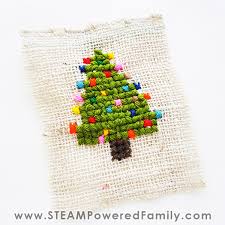 Recent posts free dmc thread inventory spreadsheet. Simple Christmas Cross Stitch Project For Kids Budget Friendly Crafting