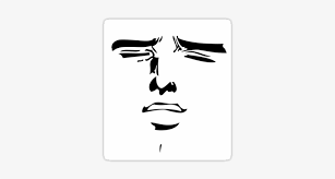 Draw two ovals for the head and body of the lion. Learn How To Draw Yaranaika Anime Meme Face Png Transparent Png 375x360 Free Download On Nicepng